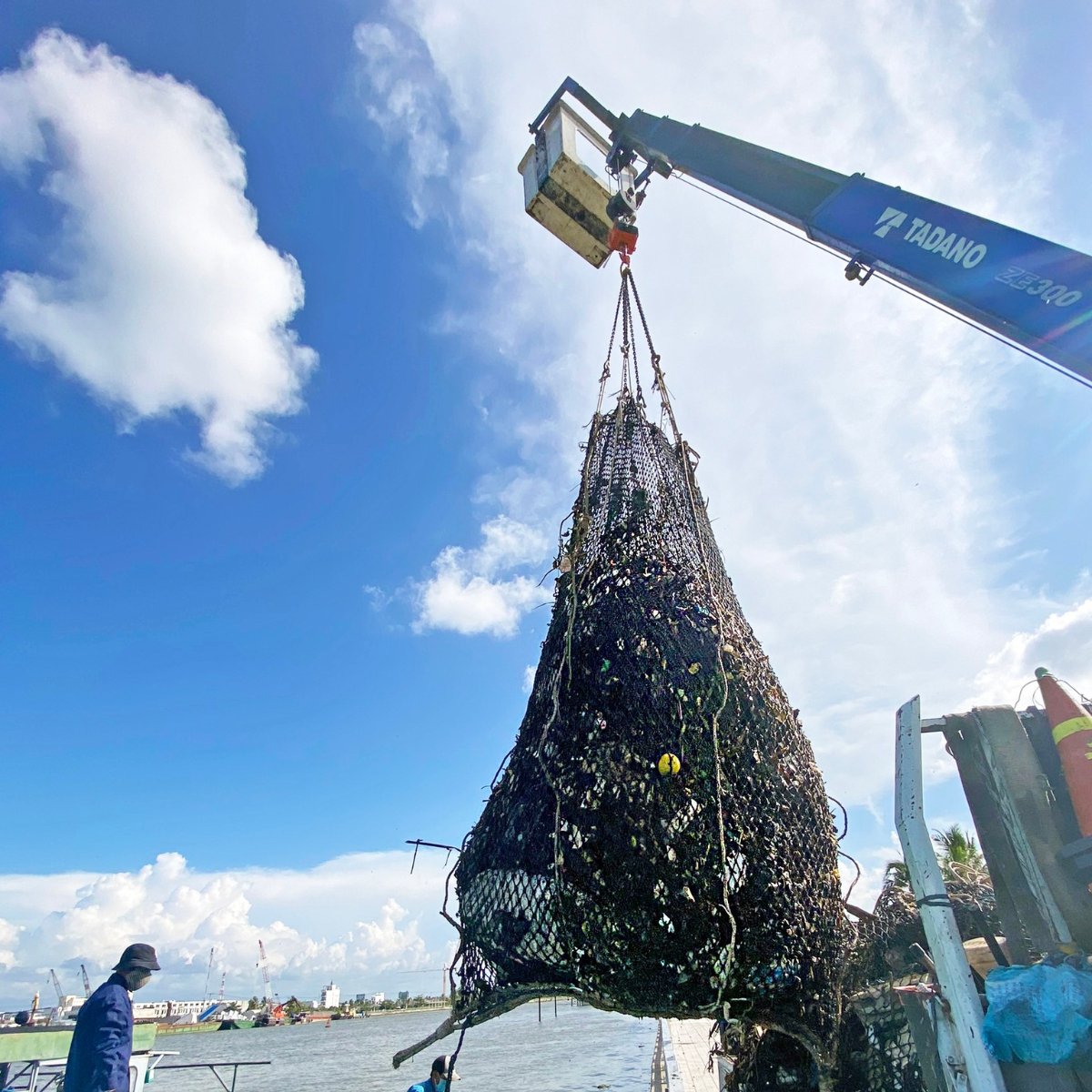 The Ocean Cleanup已經捕撈超過9千公斤的海洋塑膠垃圾。 翻攝The Ocean Cleanup臉書