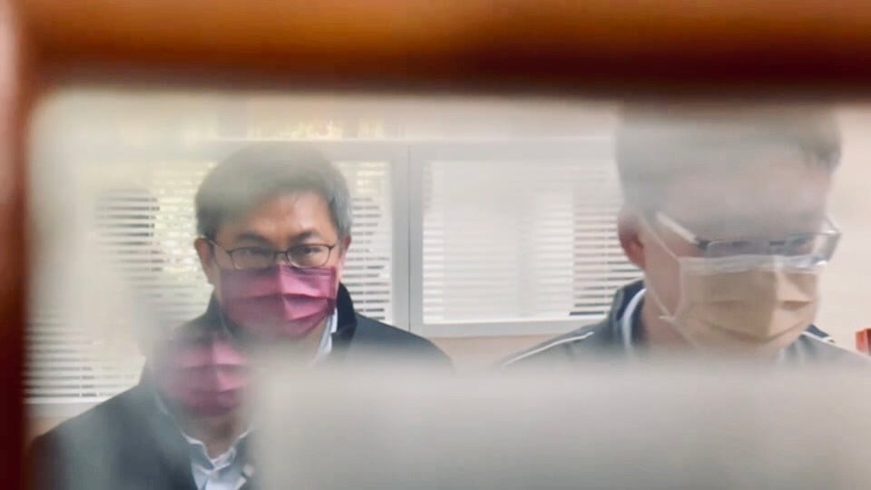 台南市經發局長陳凱凌被控收賄遭檢方聲請羈押。辛啓松攝