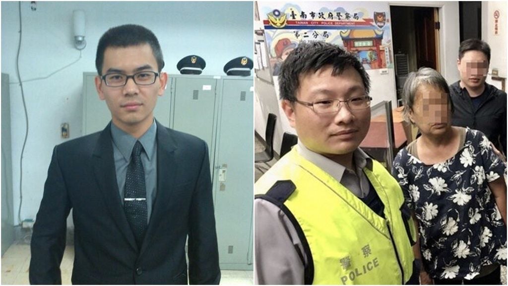 警員曹瑞傑（左）、凃明誠（右）分別身中38刀、17刀。翻攝兩人臉書