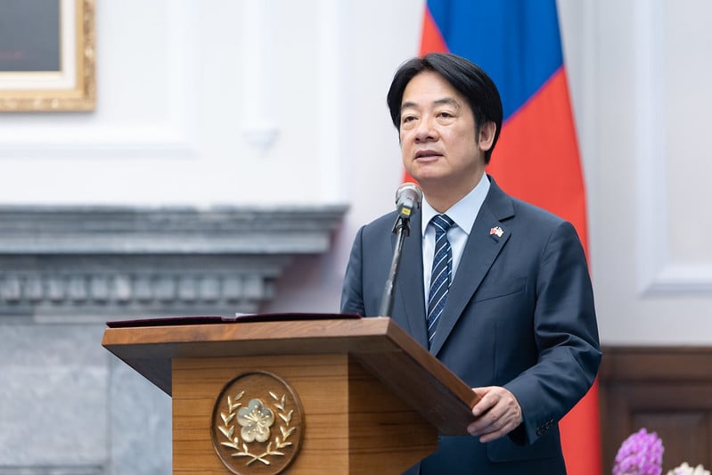 賴清德總統今（16日）接見「美聯邦眾院『國會台灣連線』共同主席貝拉訪問團」。總統府提供