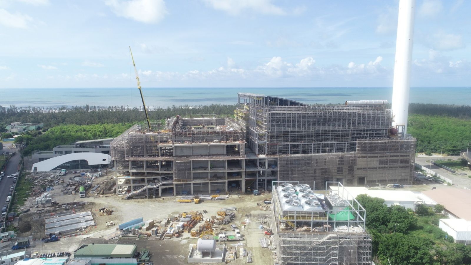 台南市城西焚化爐2023年9月動工，預計明年2月運轉。讀者提供