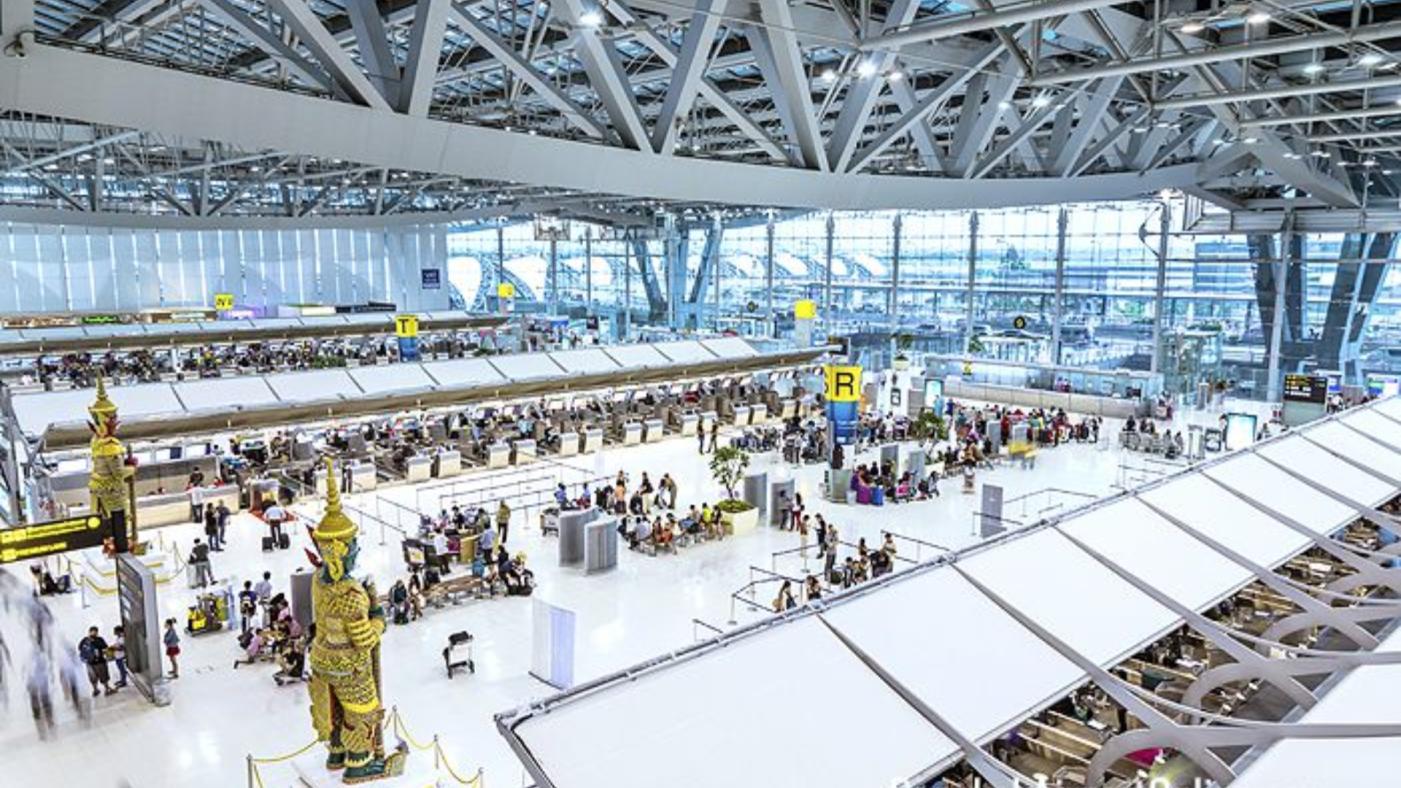 泰國迅速開放邊境管制，要吸引國際觀光客來訪，努力拚疫後經濟。 翻攝Suvarnabhumi Airport網站