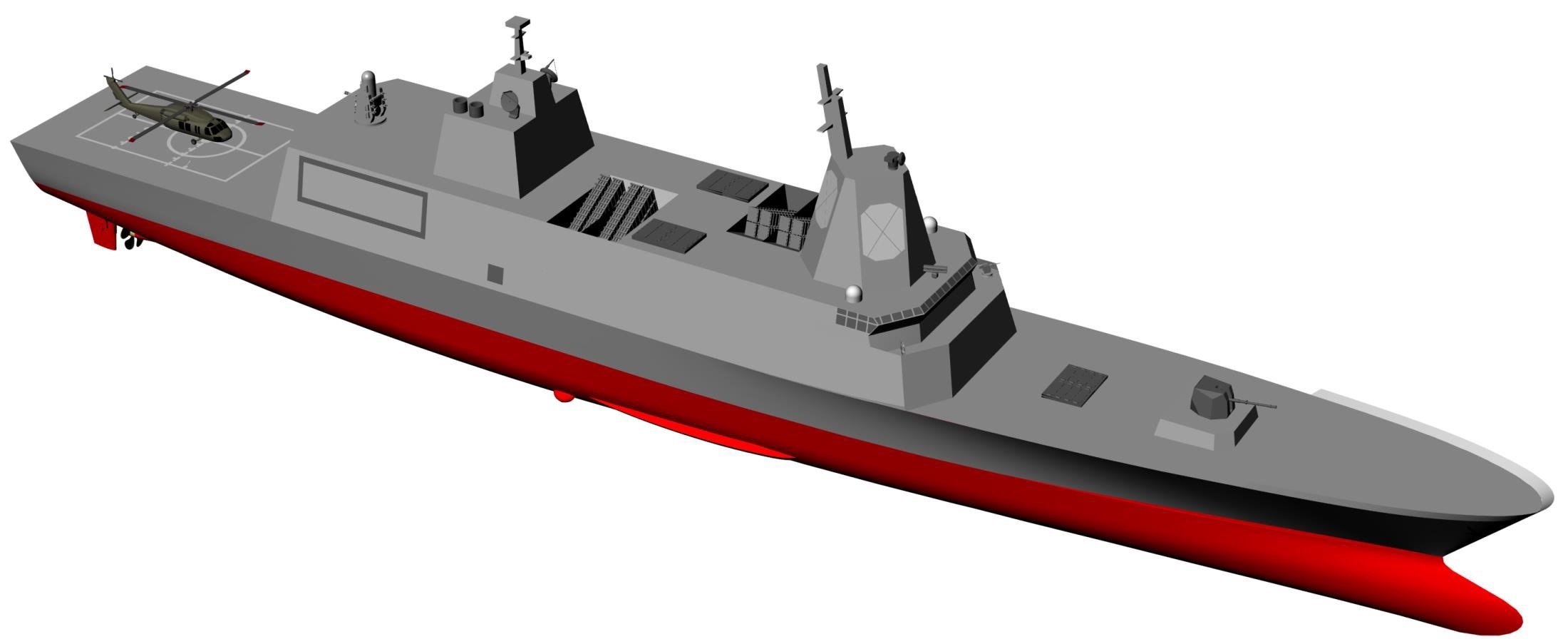 被譽為台灣神盾的4500噸級巡防艦研製失敗，將降級研製新一代輕型巡防艦。資料照片
