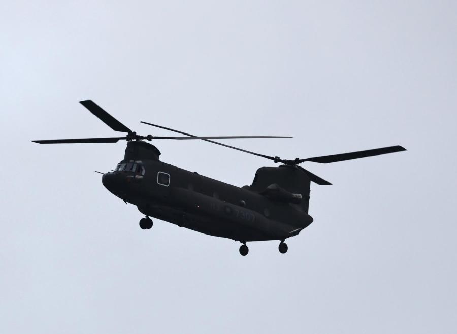 國慶空中兵力預演今晨臨時喊卡　直升機隊仍冒雨訓練