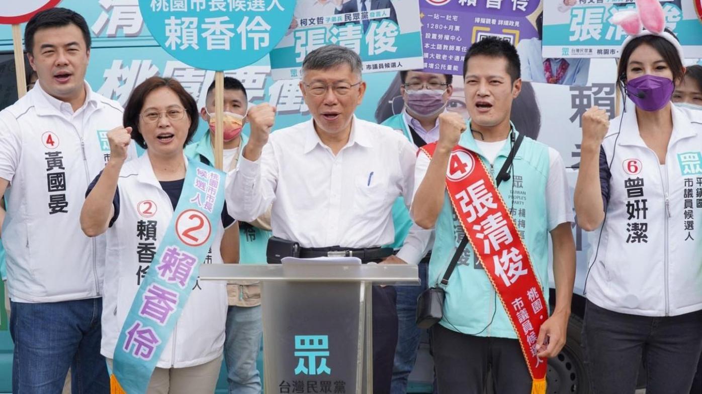  對於前副總統陳建仁「天主說」惹議，台北市長柯文哲直言，有些人選前不太正常。翻攝柯文哲臉書