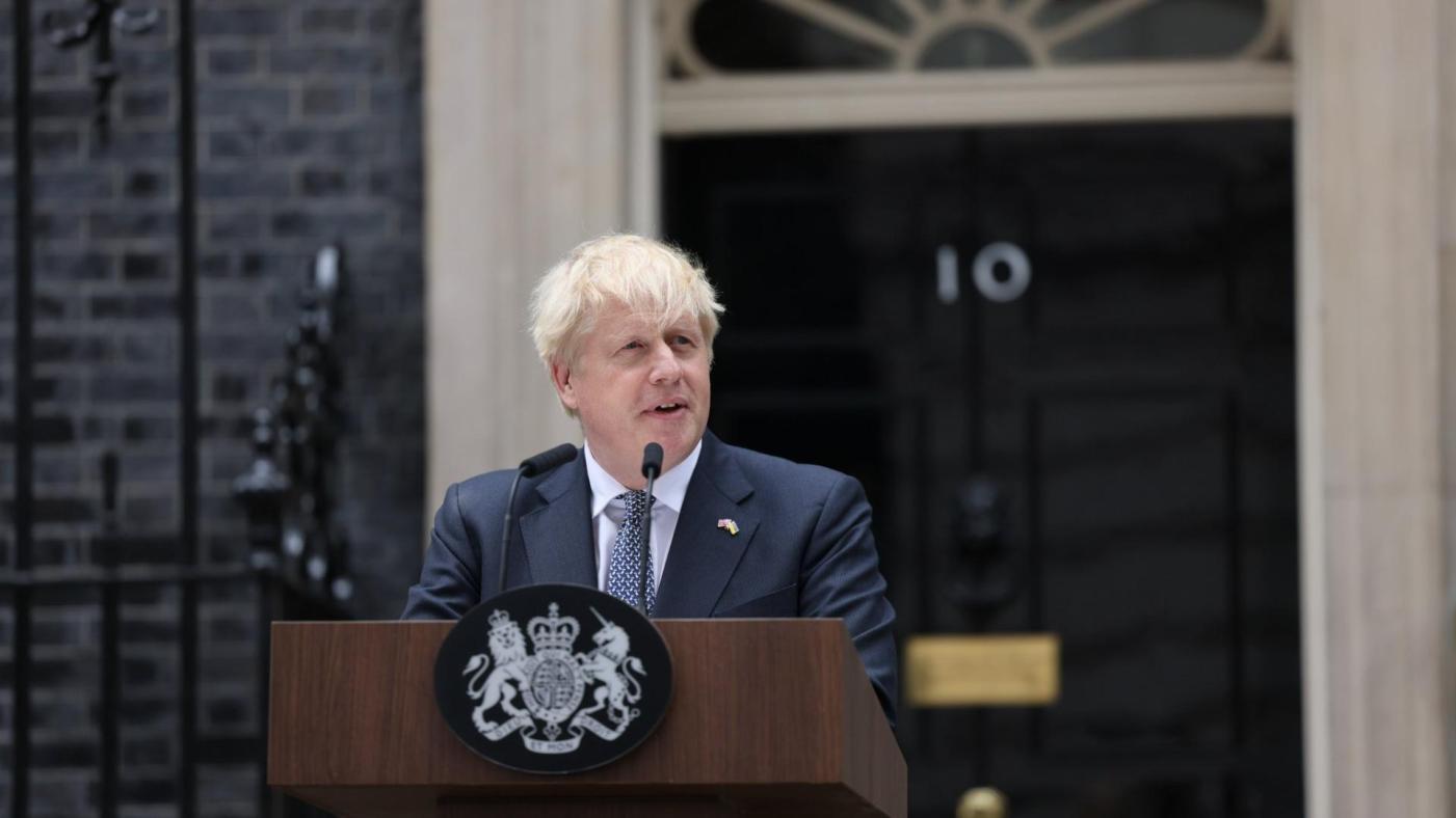 英國前首相強生卸任後3個月，單靠演說賺進近3800萬台幣。 翻攝Boris Johnson臉書