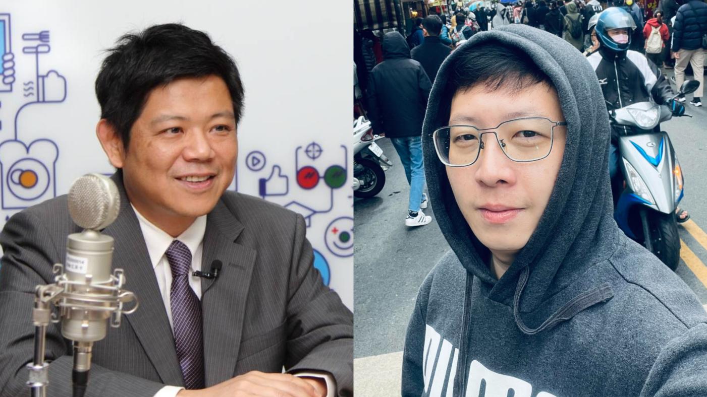 潘建志（左）怒嗆，所有網軍側翼中，他最討厭、也認為最糟的是王浩宇（右）。翻攝兩人臉書