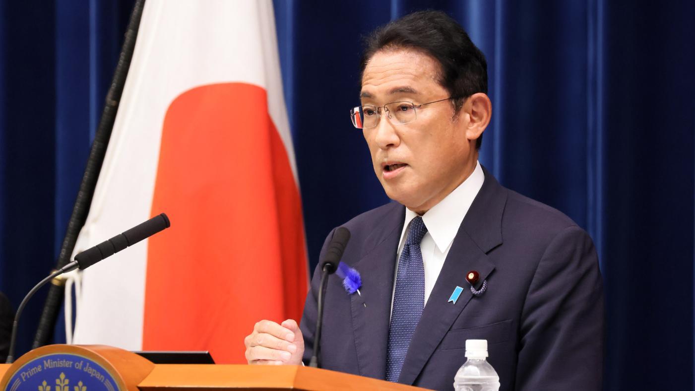 日本首相岸田文雄資料照。 翻攝日本首相官邸網站
