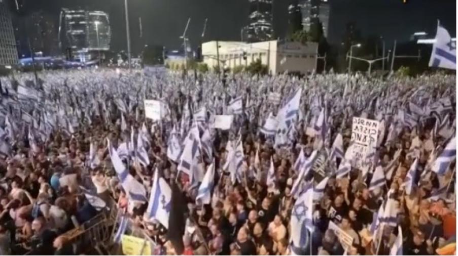 以色列司改關鍵議案將表決　媒體估15萬人上街抗議