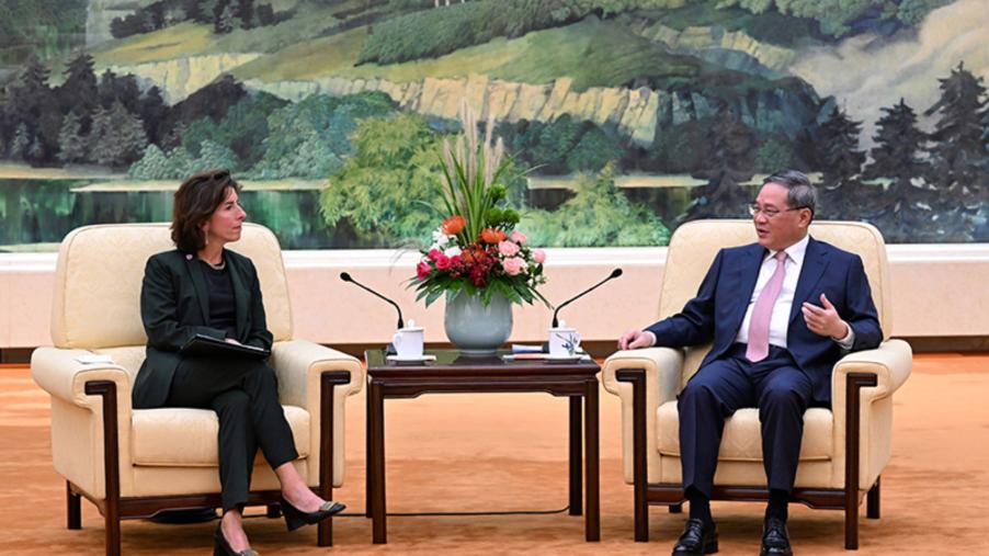 美商務部長雷蒙多訪中最後一天：美企抱怨中國不適合投資
