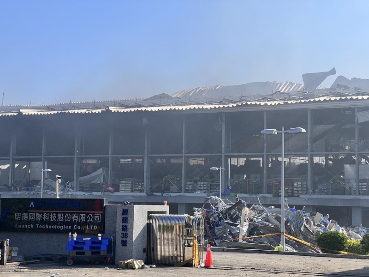 屏東工廠爆炸累計9死，仍有1人失聯搜救不間斷。中央社