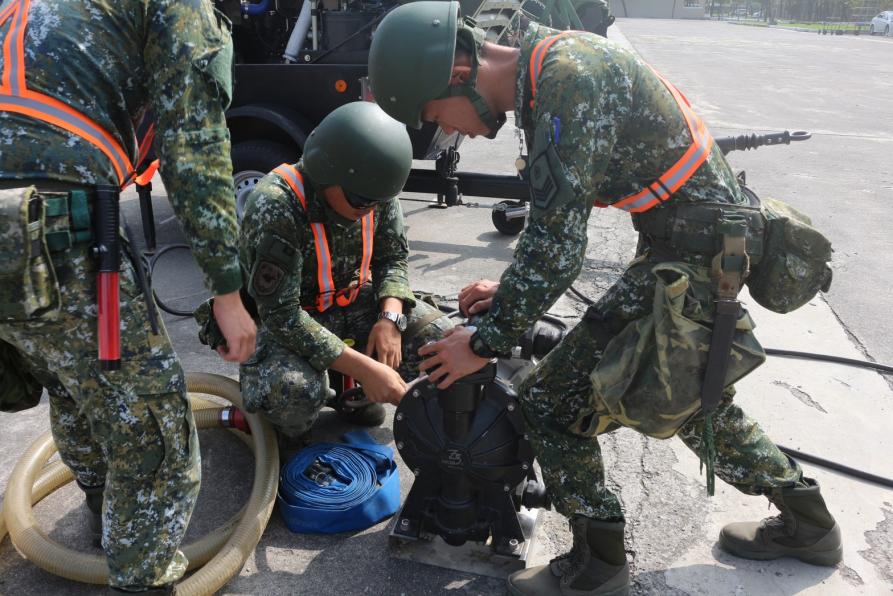 國軍嚴防「小犬」颱風侵襲　陸軍8軍團展開災害防救整備作業