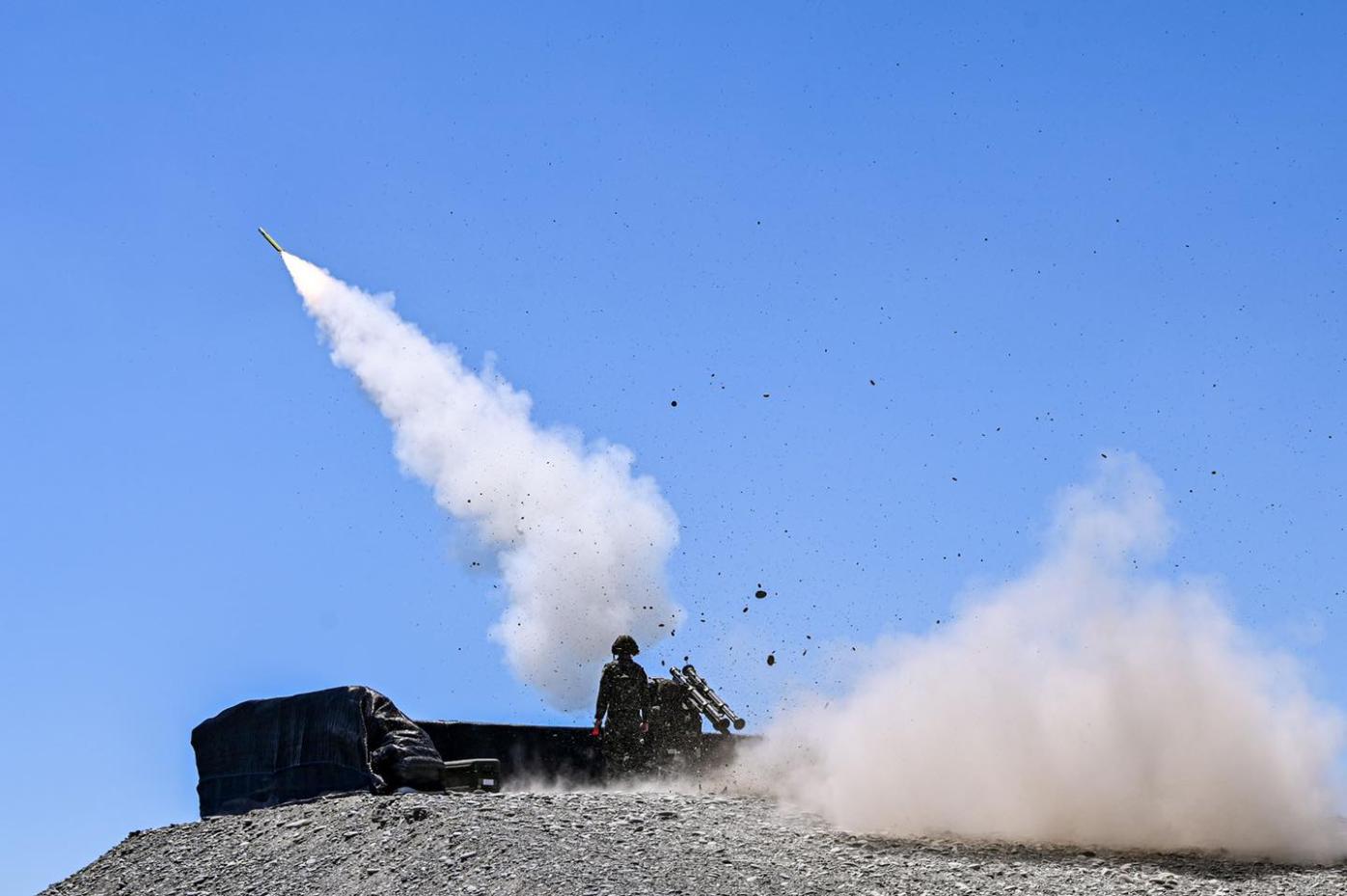 海軍陸戰隊承認刺針飛彈發射筒外流是訓用耗品。資料照片