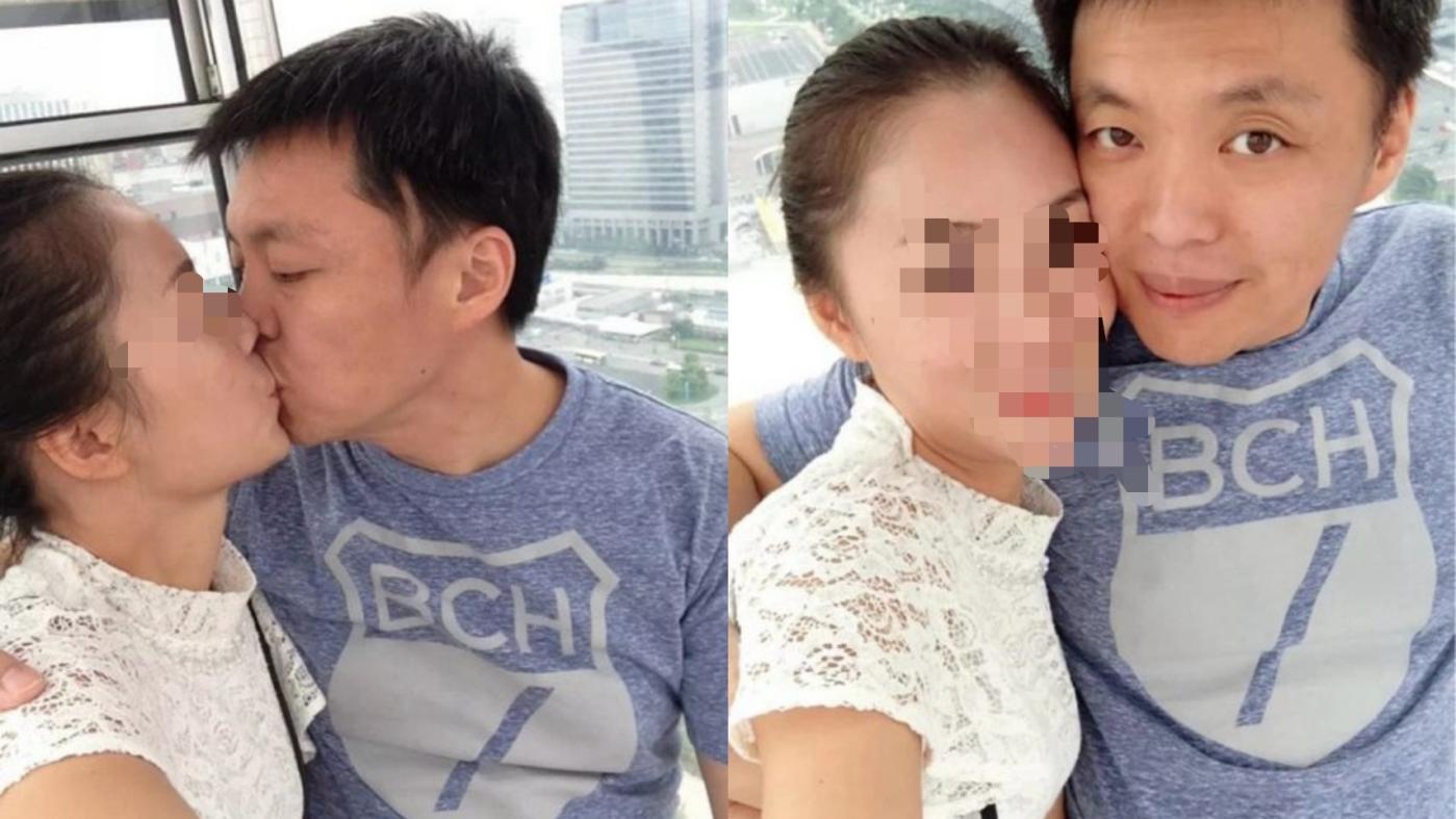 民進黨立委趙天麟(藍衣者)和疑似中國籍張姓女子在摩天輪上的自拍遭流出，被發現地點在東京。翻攝網路