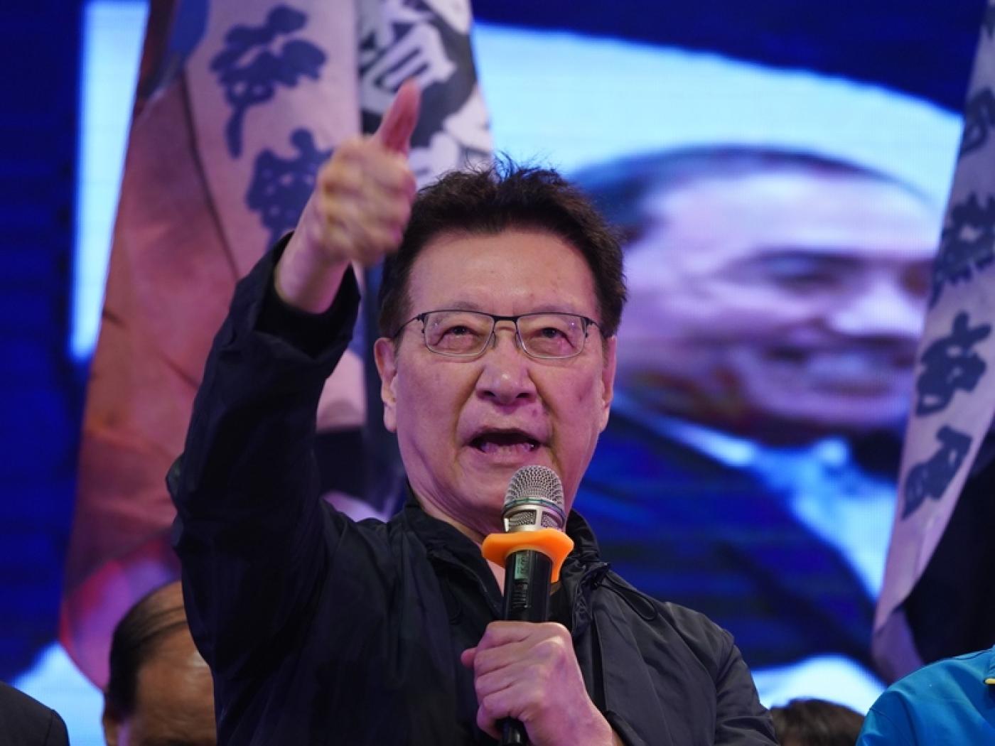 國民黨副總統參選人趙少康。中央社