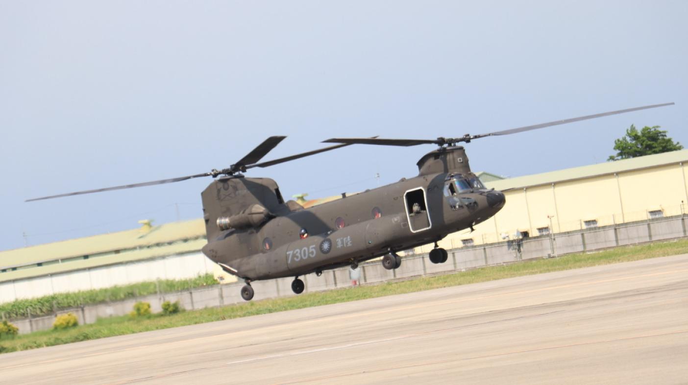 CH-47SD契努克運輸直升機。示意照片／慶籌會提供