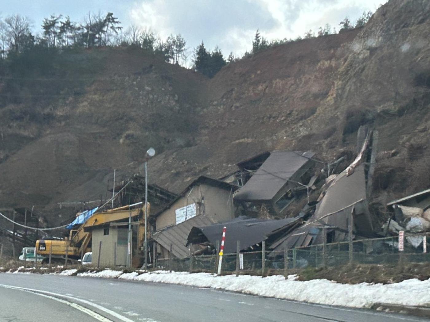  日本能登半島元旦發生強震，重災區珠洲市房屋毀損嚴重。台灣災難醫療隊發展協會提供
