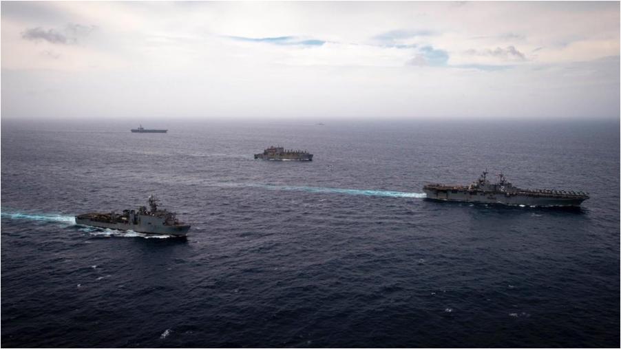 《南華早報》：美國5航艦將空前齊聚西太平洋　對中國秀肌肉
