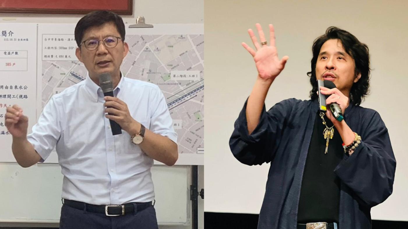 台灣大學教授葉丙成(右)及民進黨前立委張廖萬堅(左)將出任教育部政務次長。翻攝兩人臉書