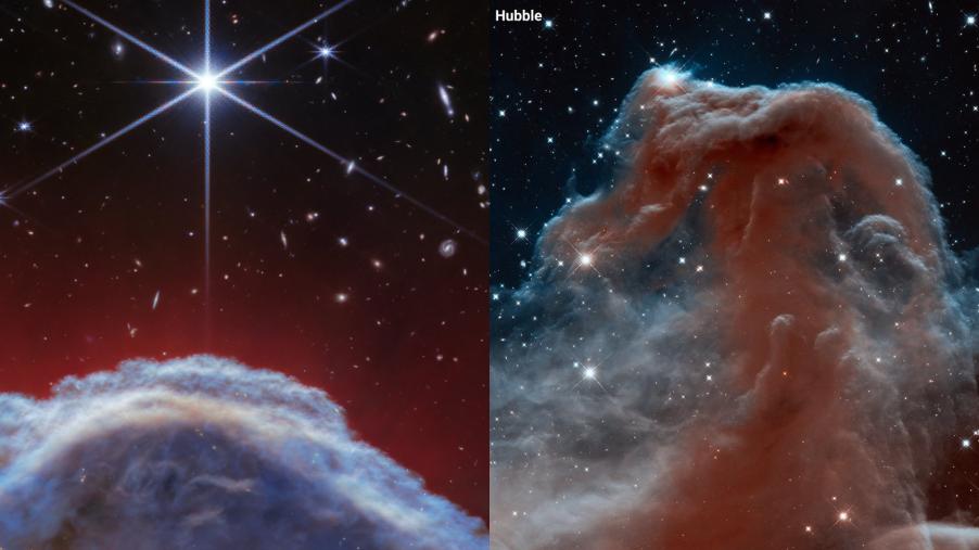 NASA公布史上最清晰馬頭星雲影像　揭露「馬鬃」構造複雜性