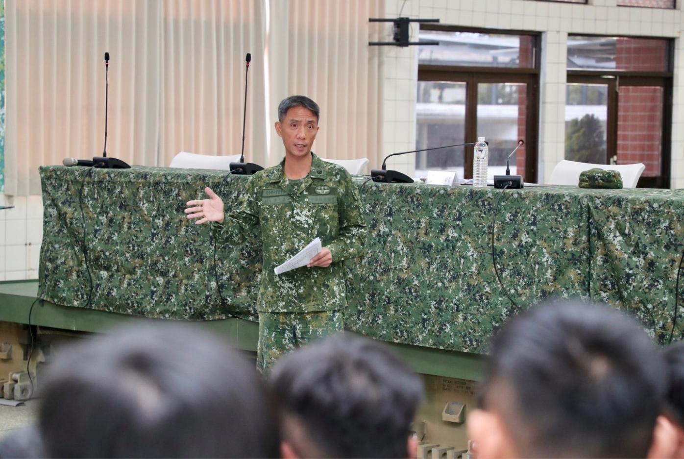 林榮華士官督導長啟動巡迴座談要創新精進陸軍士官制度。陸軍提供