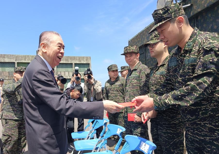 520前夕共軍機艦擾台頻繁　李棟樑慰問北部捍衛海、空防官兵