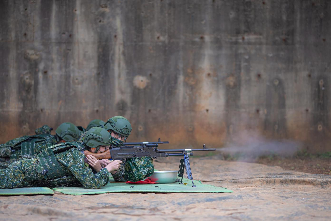 陸軍上尉持T74排用機槍子彈遭航警移送偵辦。圖為資料照片，非新聞事件當事人