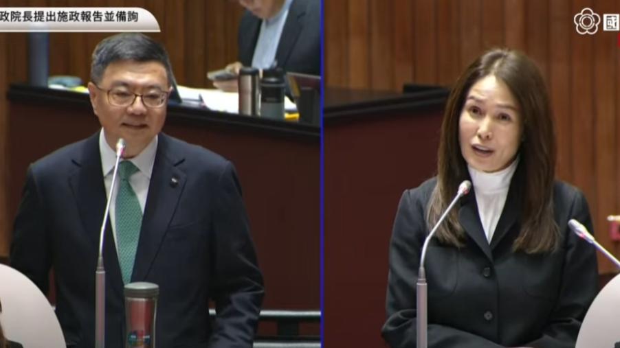 高金素梅質詢喊「我們習近平」拿希特勒獨裁影響賴清德　卓榮泰駁：嚴重誤差