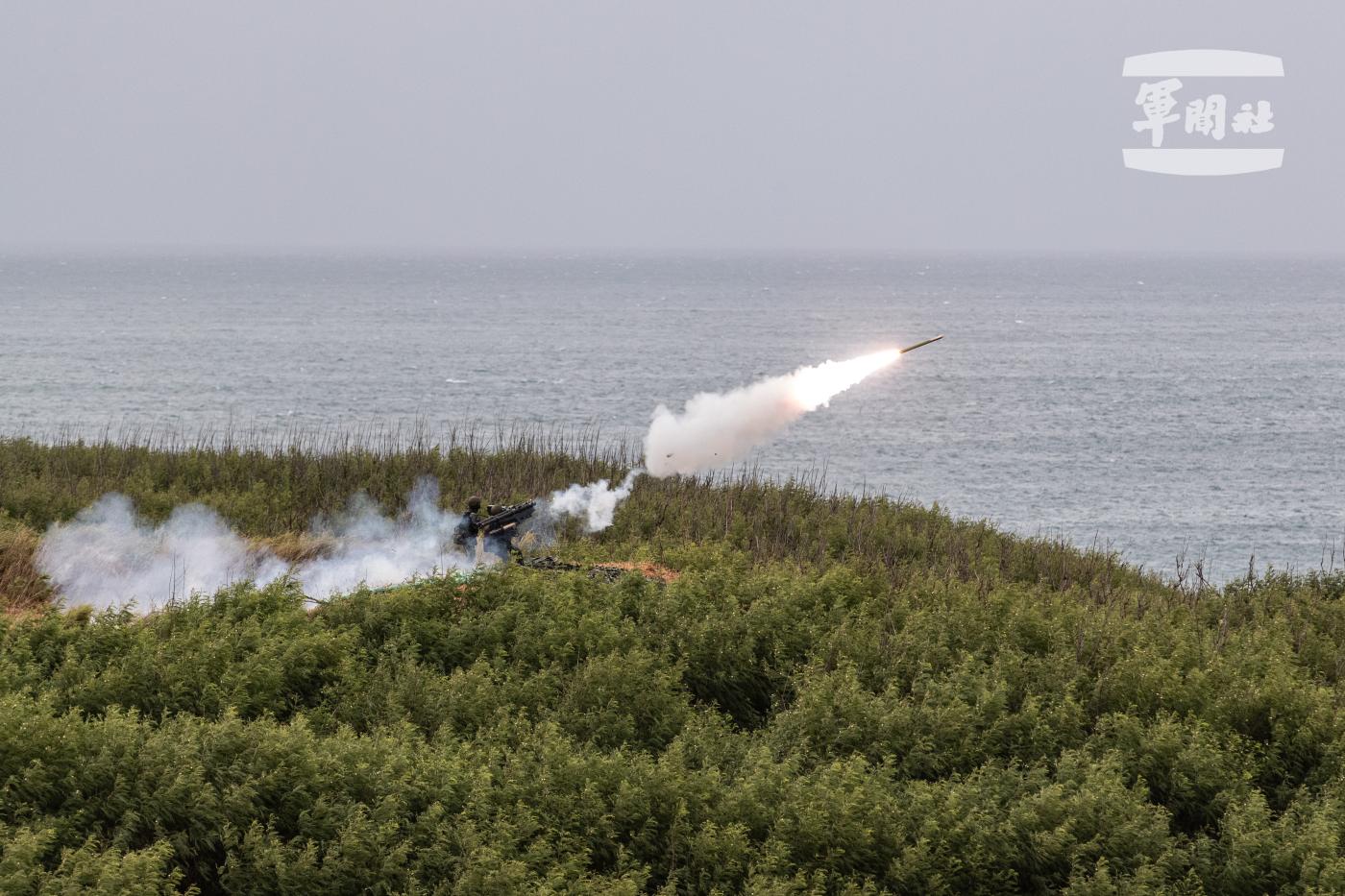 防空連發射刺針飛彈。軍聞社