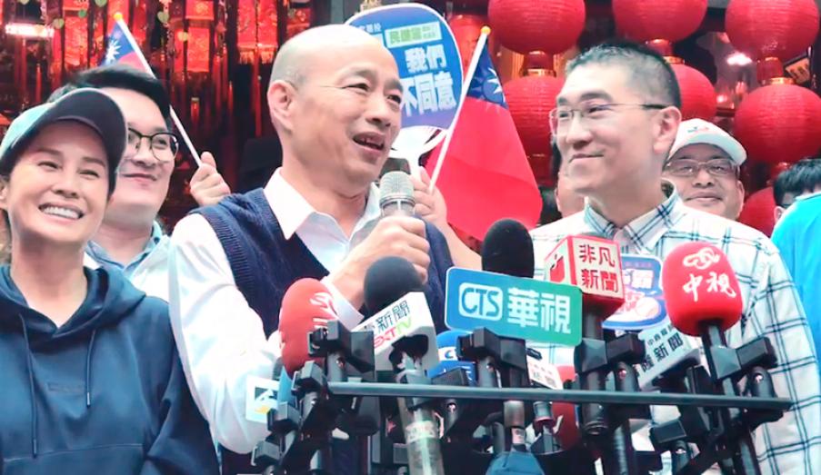 罷樑倒數！韓國瑜基隆挺謝國樑爆金句　幽默自嘲問：他去選總統了嗎？