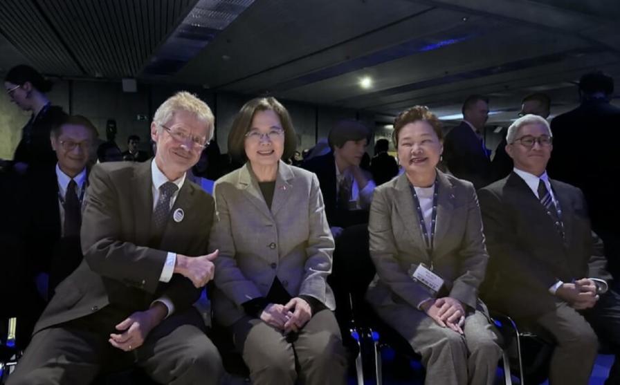 捷克公元兩千論壇開幕晚會　蔡英文與維特齊互動密切