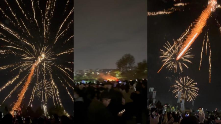  台中跨年煙火慘變「鹽水蜂炮」害童燒傷！盧秀燕臉書被灌爆　市府開罰業者10萬元