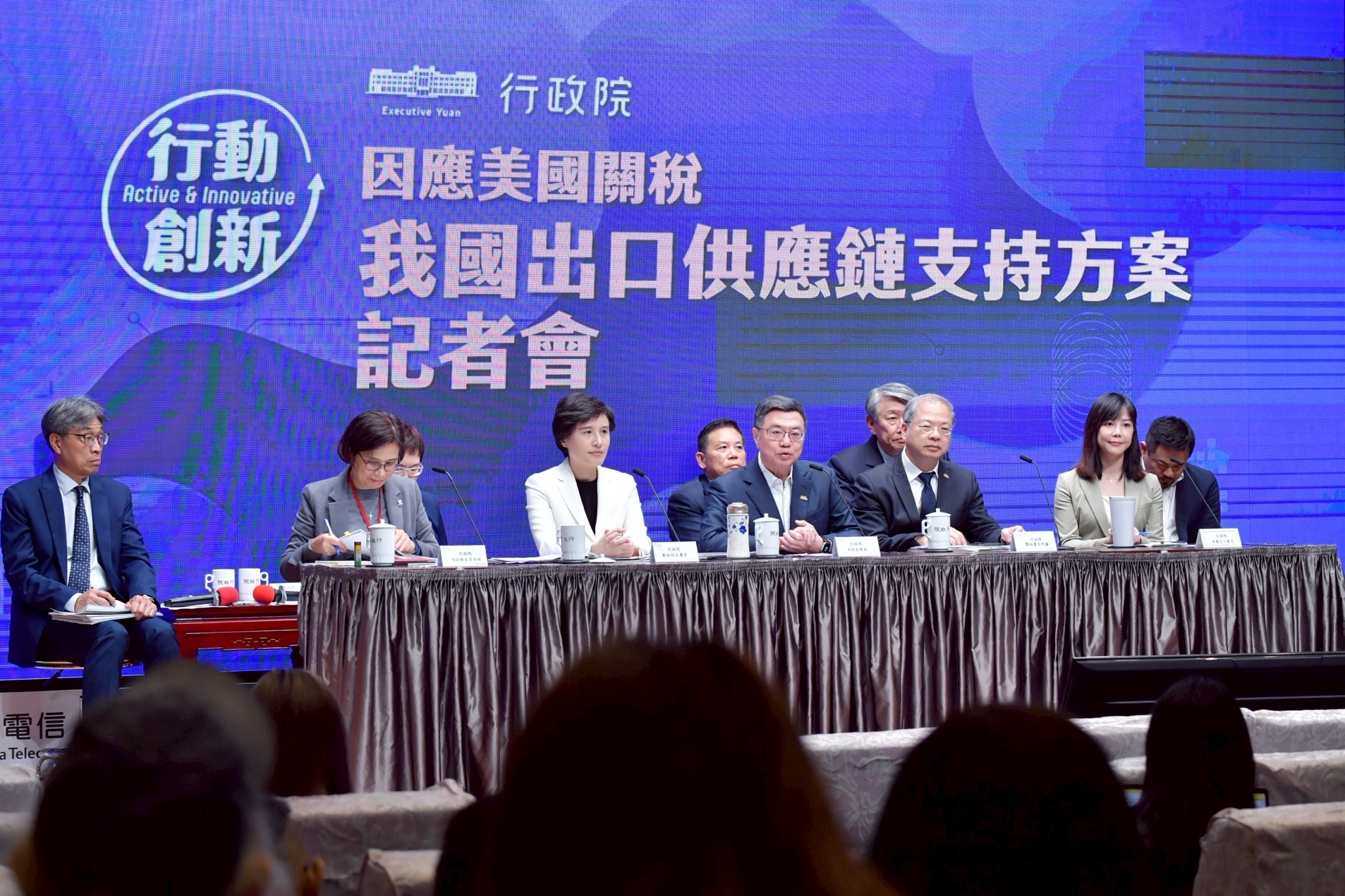 行政院決定邀請立院朝野黨團3長到行政院共商國是，希望凝聚朝野共識面對川普關稅。行政院提供