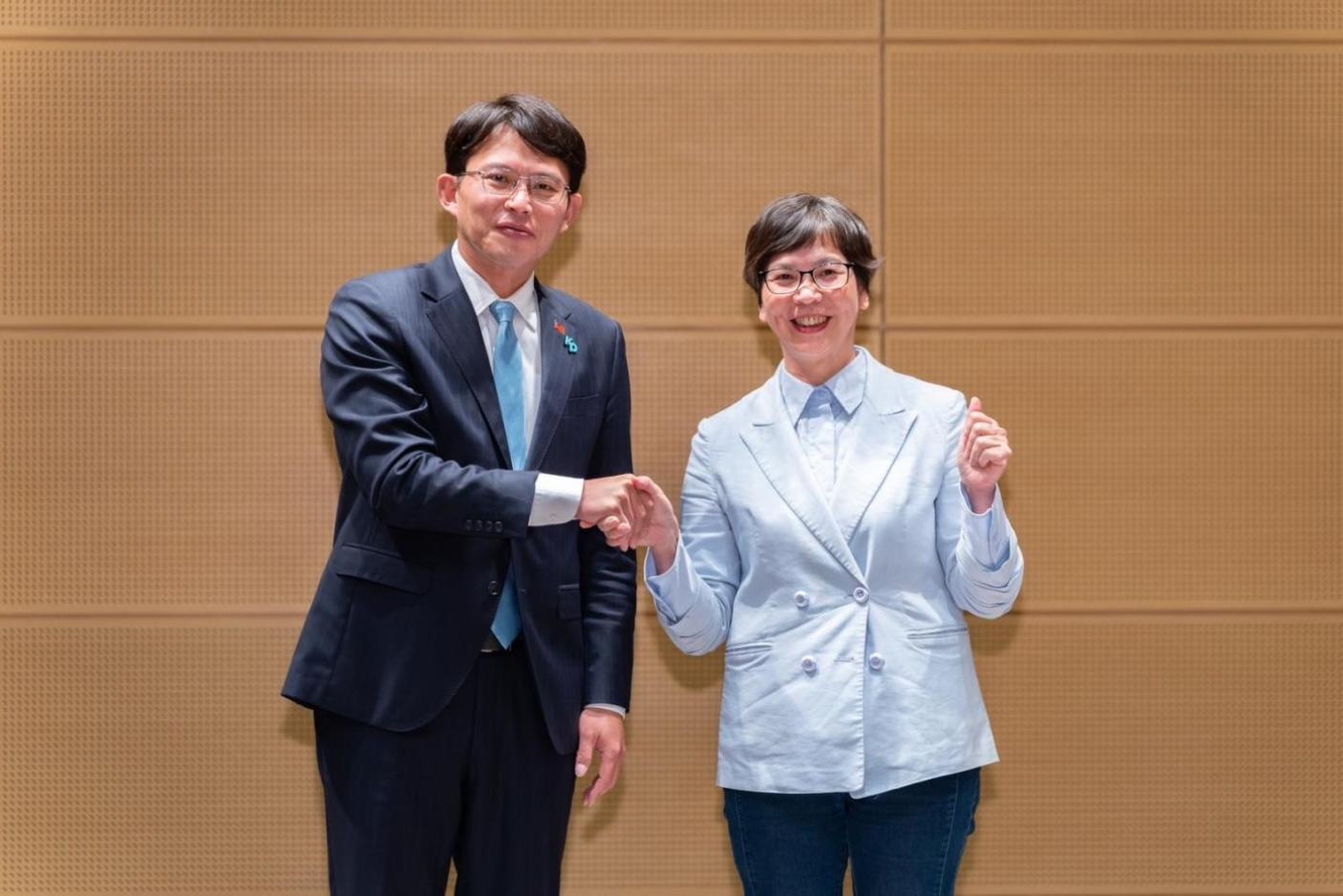 民眾黨主席今年２月１5日舉行，由黃國昌對上前立委蔡壁如。民眾黨提供