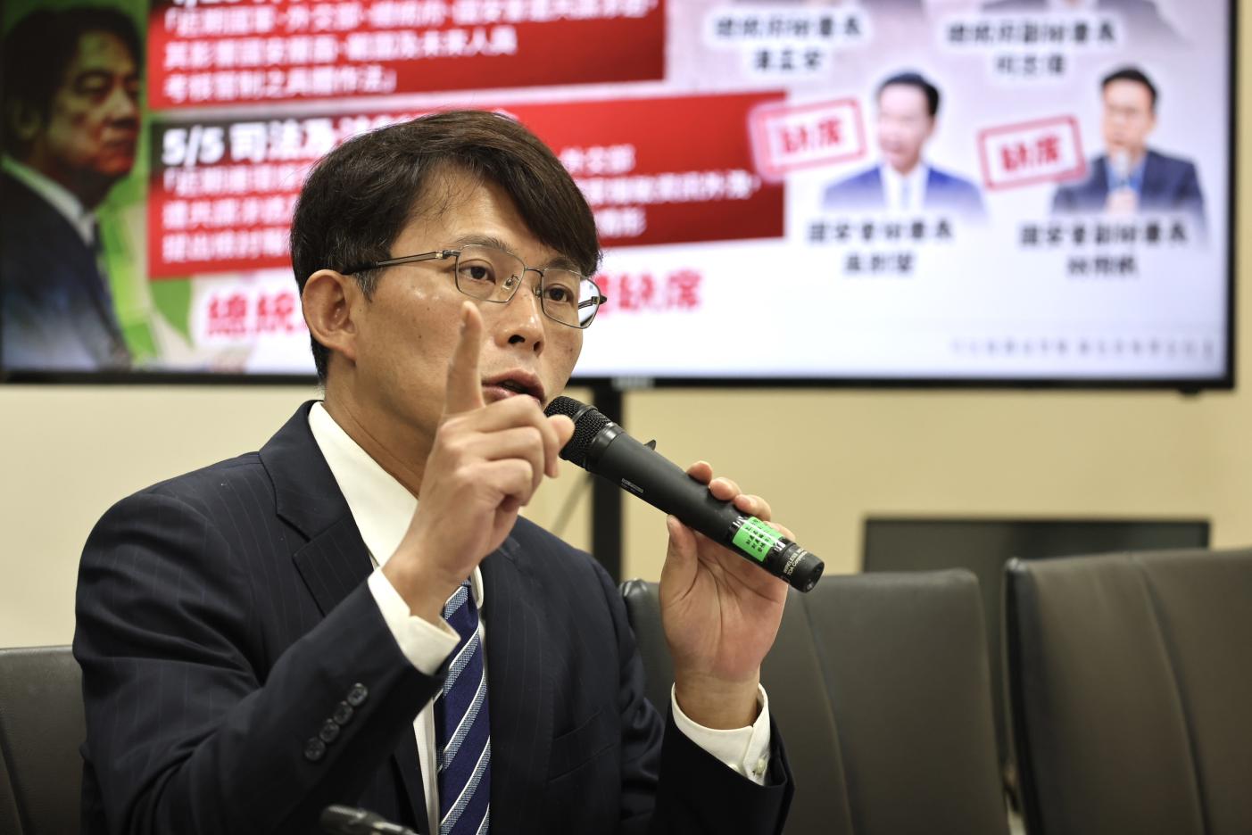 傳出2028年可能「盧昌配」，黃國昌6日回應，純粹的政治放話沒有回應的必要。林啟弘攝