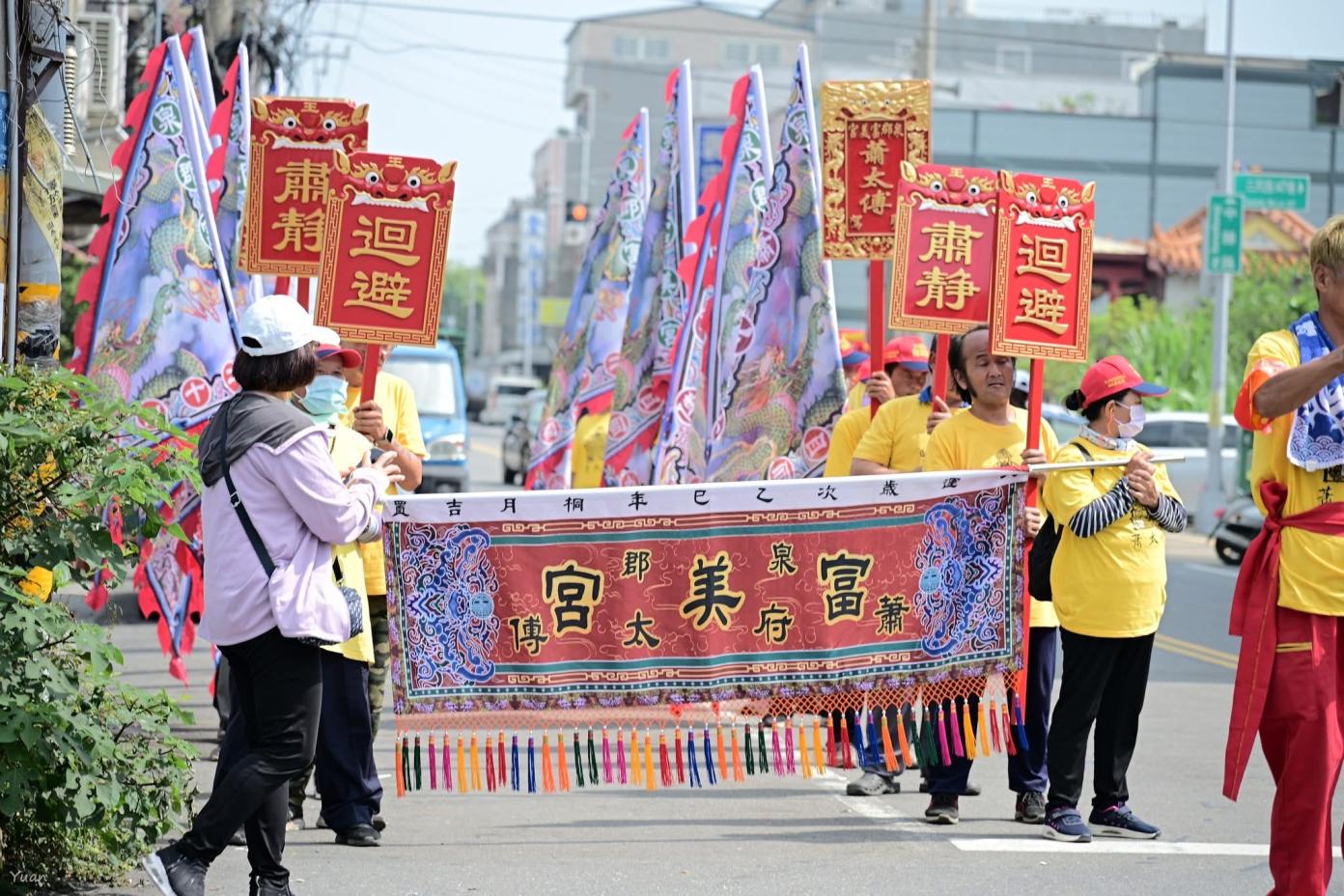 正在台灣中南部活動的中國泉州富美宮，和許多知名廟宇展開會香行程。翻攝雲林褒忠聚保宮臉書