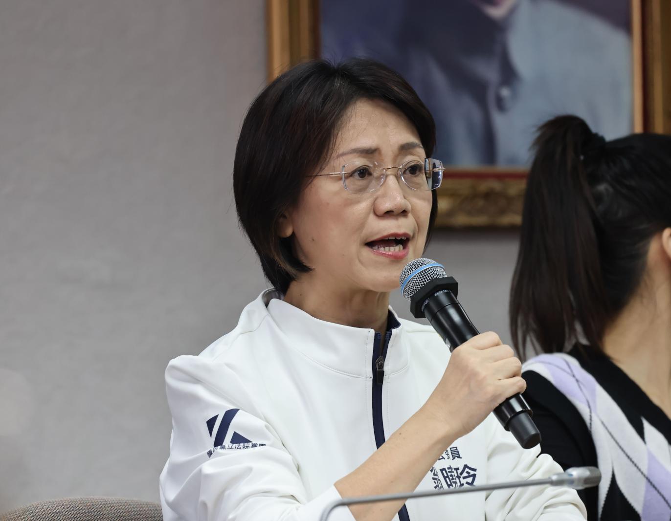 國民黨立委翁曉玲常對時事發表看法，引發不少爭議。資料照片／林啟弘攝
