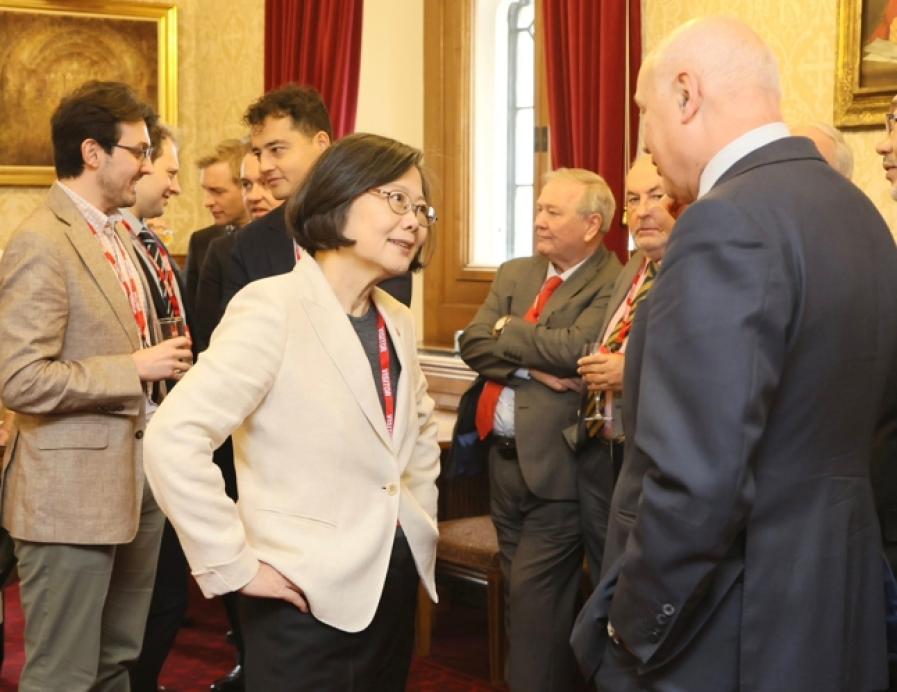 赴英國會演說／對通過2758號決議不涉台致謝　蔡英文：台灣的存在嚇阻中國擴張野心