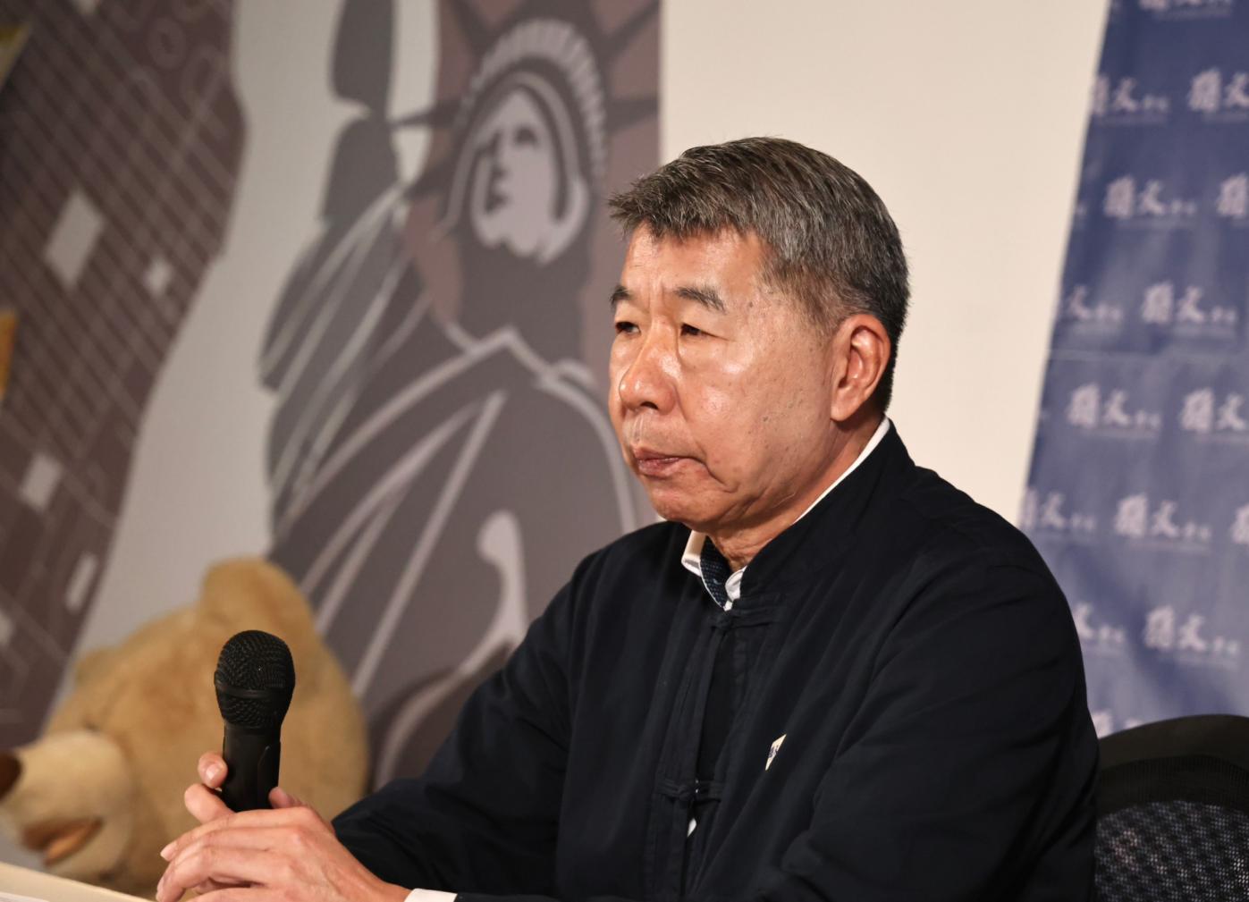 孫文學校總校長張亞中21日宣布參選國民黨主席。資料照片／林啟弘攝