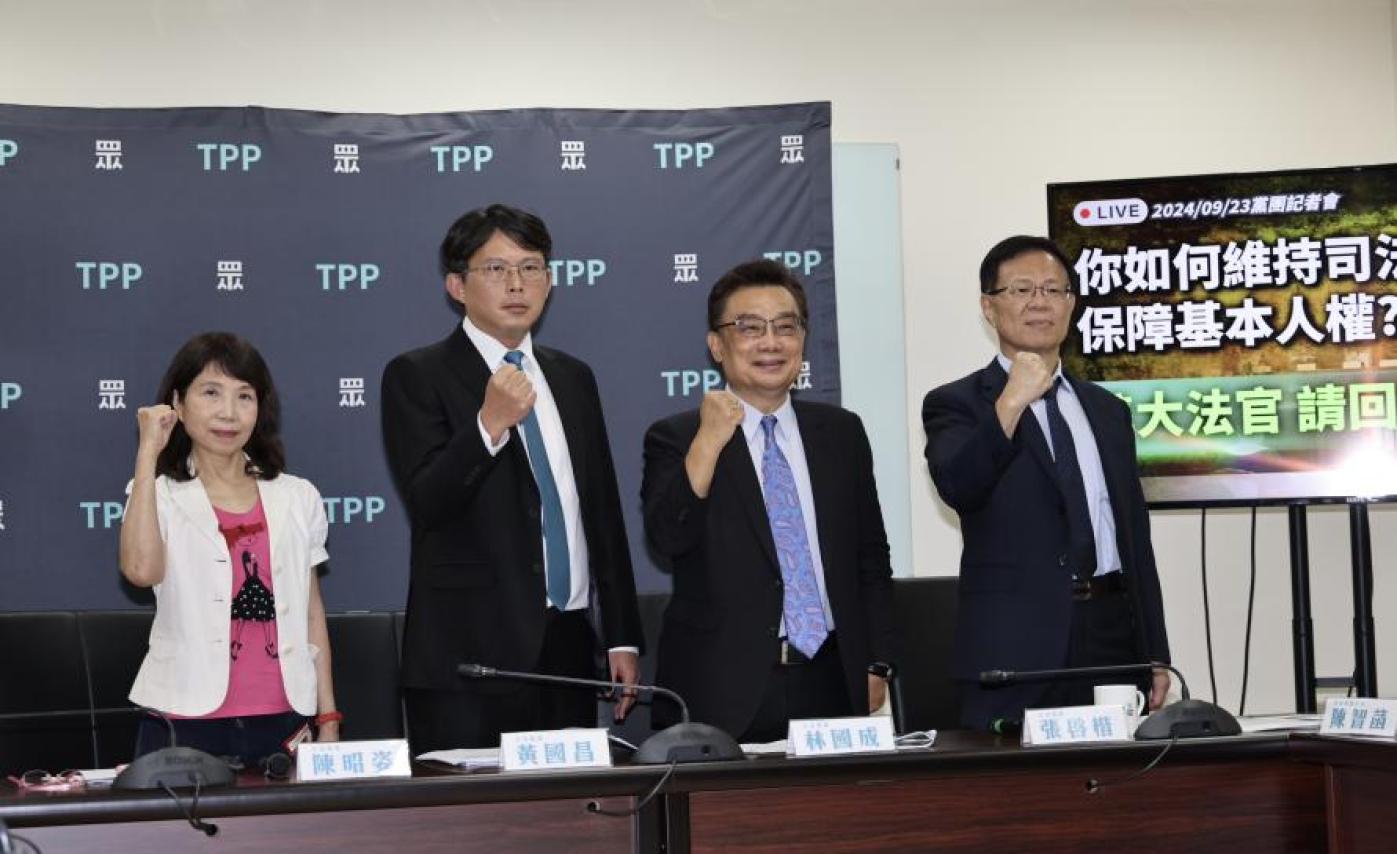 民眾黨提「法庭直播」草案，遭到不同領域團體連日狂轟。資料照／林啟弘攝