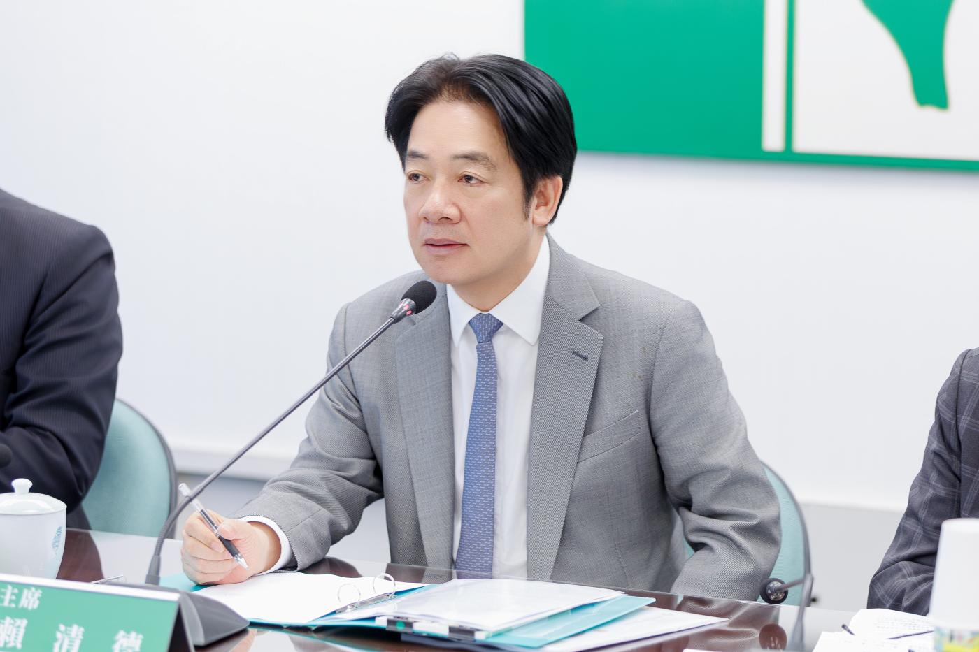賴清德在中常會中提及，中國官媒6月3日起發動抹黑沈伯洋，目的是為了反罷免、製造寒蟬效應。民進黨提供