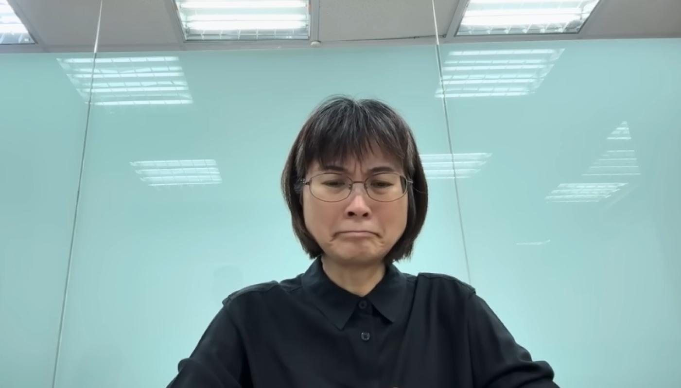 謝宜容涉及職場霸凌導致員工輕生、濫用就業安定基金等，遭監察院彈劾。翻攝畫面