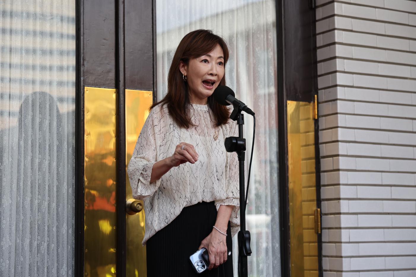 民進黨立委郭昱晴近日被藍營爆料丈夫在中國經商，質疑「賺紅錢」。林啟弘攝