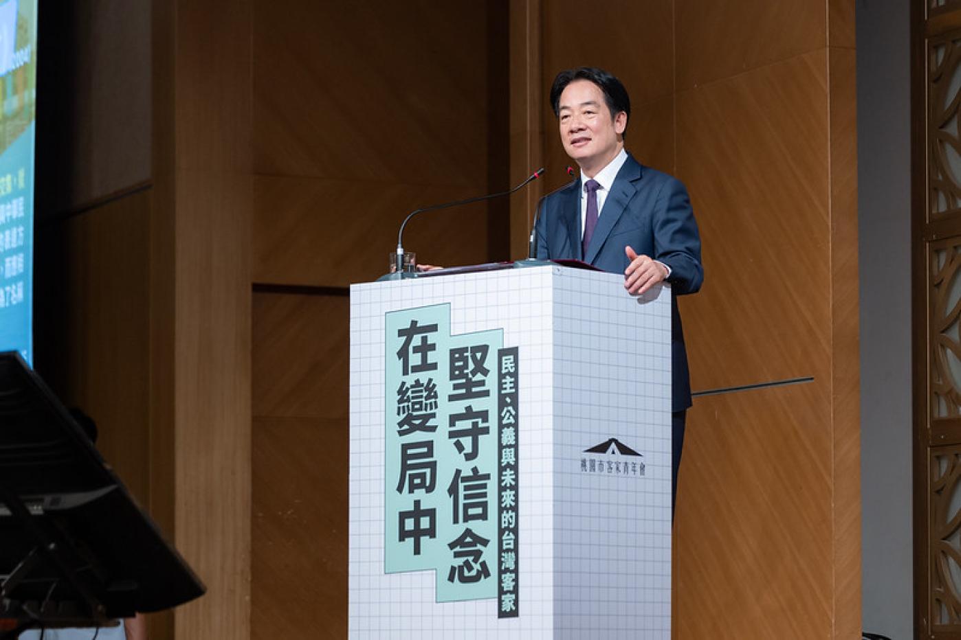 總統賴清德（圖）24日晚間進行「團結國家十講」第二講。總統府提供