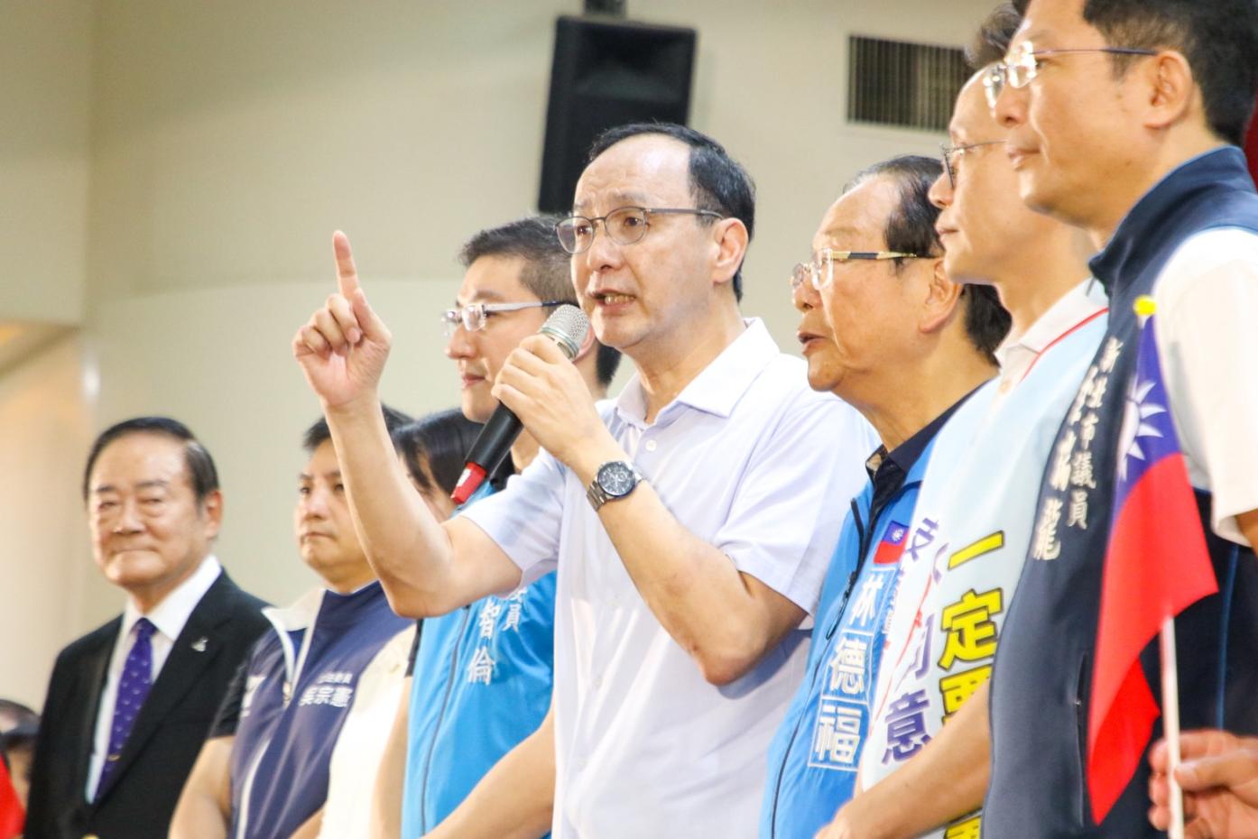 國民黨主席朱立倫表示，從7月開始每周都有安排重要活動。國民黨文傳會提供