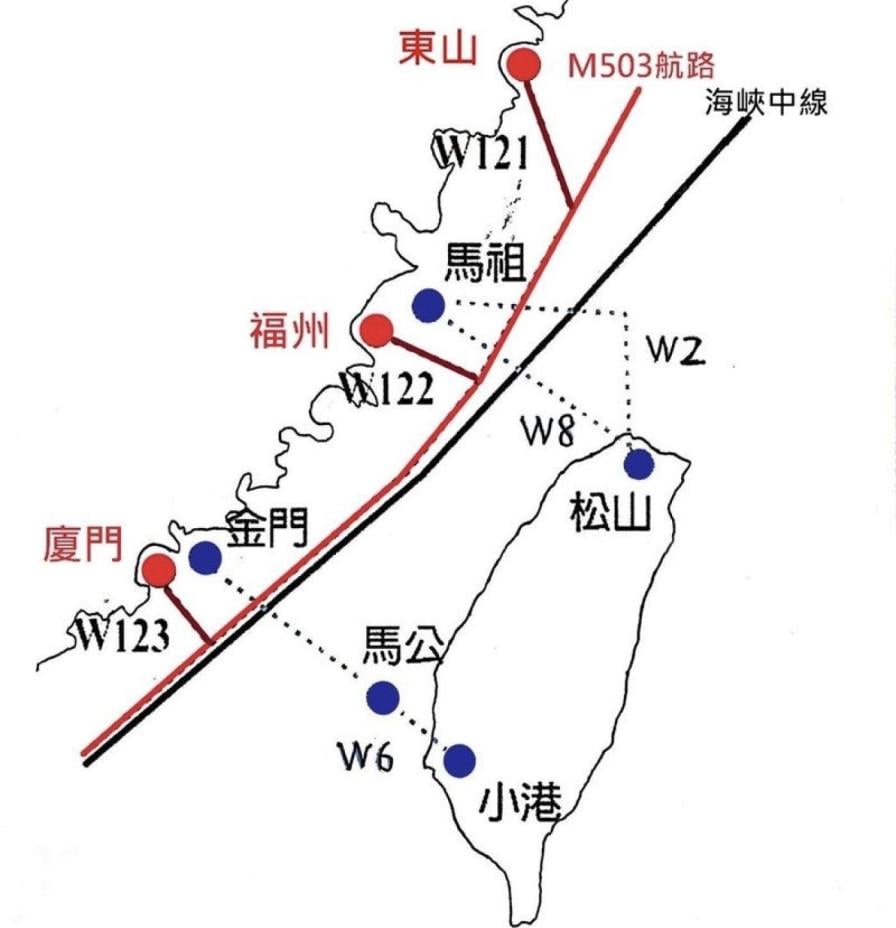 颱風天也沒忘擾台！扯「對兩岸民眾都有利」　中國片面宣布啟用浙江東山到海峽中線航路