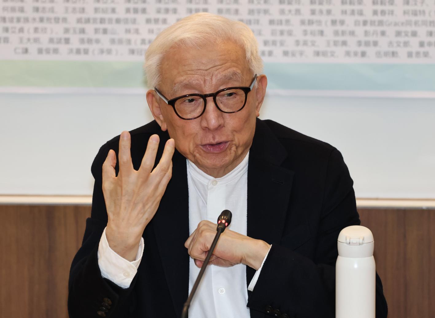 曹興誠今年6月請辭總統府全社會防衛韌性委員會顧問。資料照片／林啟弘攝