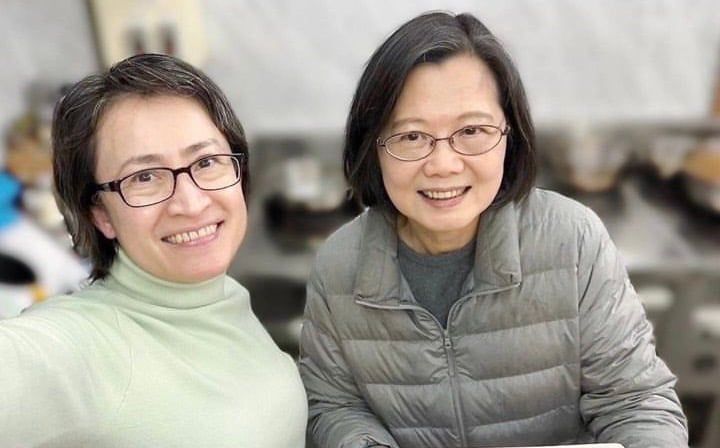 蔡英和蕭美琴公誼私交在政治圈內是出了名的姐妹淘，對大罷免的行動也是一起發聲。翻攝蕭美琴X