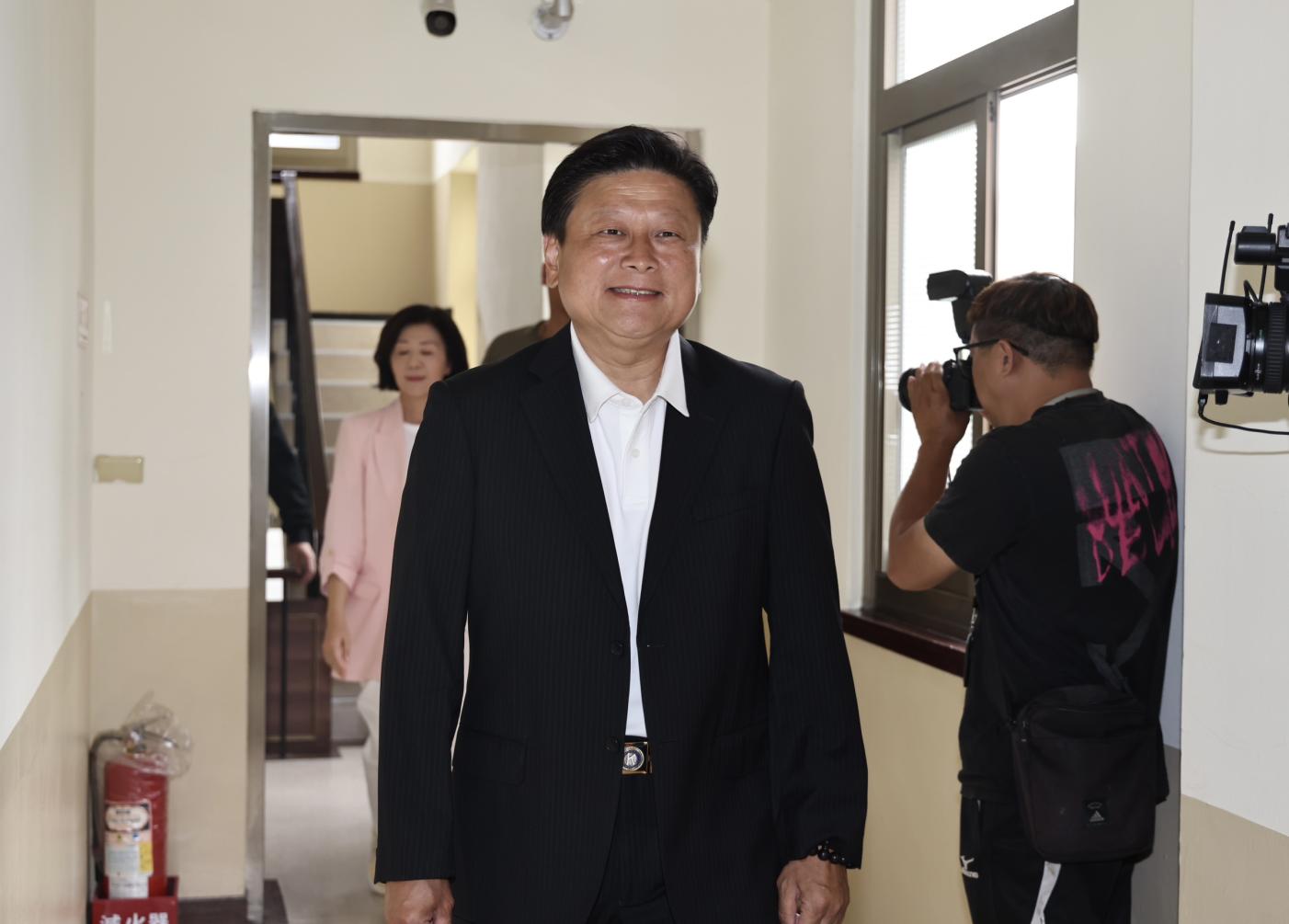 國民黨立院黨團總召傅崐萁今日表示，跟美國關稅的締約，一定要經過立法院同意。林啟弘攝