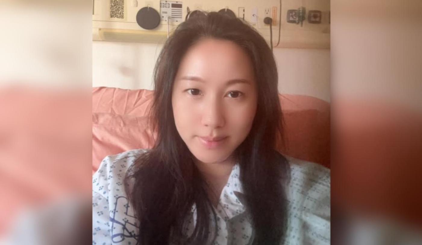 北市議員林杏兒4日自曝罹癌，還好及早發現，要大家放心。翻攝林杏兒臉書